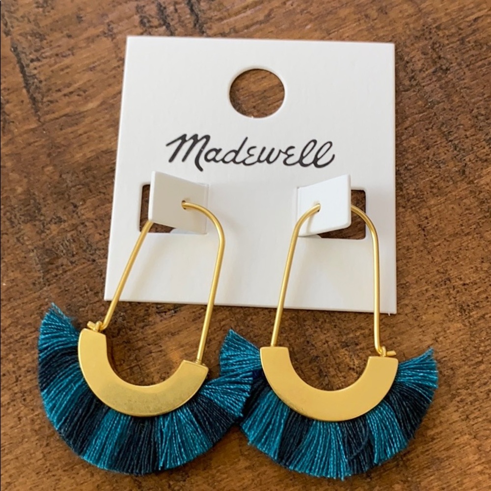 Madewell Arc Wire Fringe Earrings - Picture 2 of 5